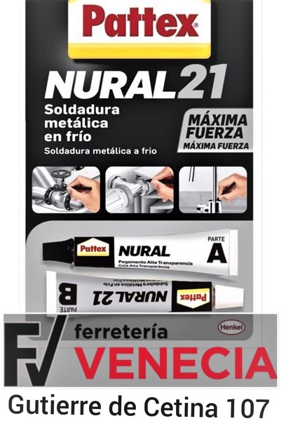 Nural 21 Soldadura en Frio. Máxima resistencia.