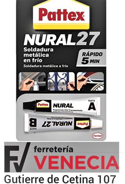 Nural 21 soldadura metalica en frio maxima fuerza