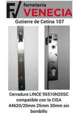 Cerradura LINCE 95510N20SC,Lince 95510N20sc,CISA 44620-20mm,CISA 44620/20,CISA 44620-30mm,CISA 44620/30,