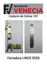 Cerradura LINCE 5555,Lince 5555,Cerradura 5555,