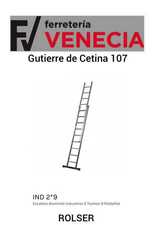 Escalera por tramos, Escalera ROLSER, Escalera por tramos de aluminio,