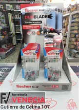 Taco duo blade, Tacos Duoblade, Tacos fischer, Tacos para pladur, Taco Duoblade con tornillo,